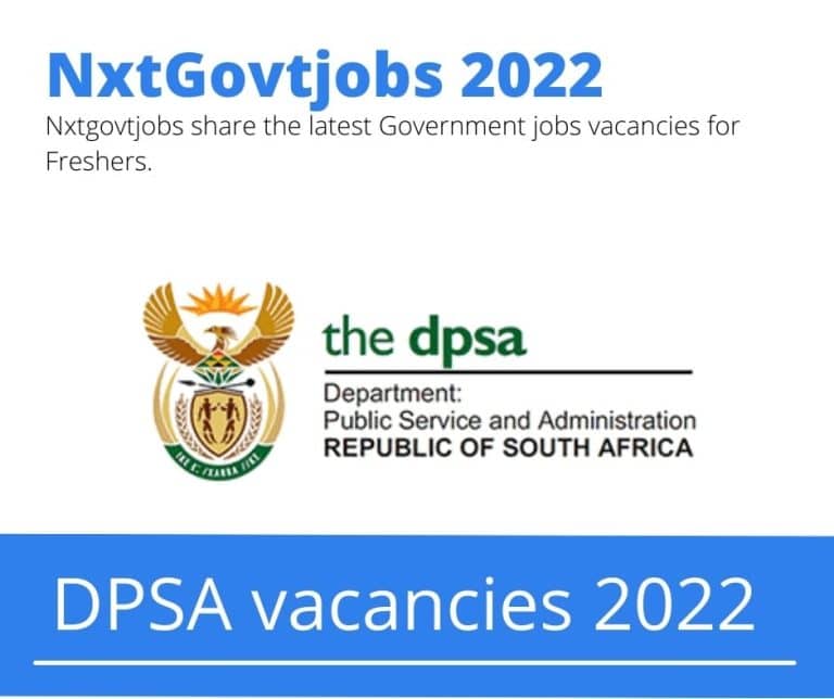 DPSA Porter Vacancies in Cape Town 202