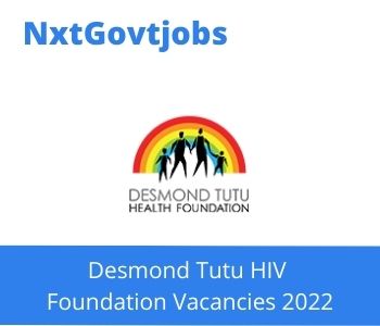 Desmond Tutu HIV Foundation Program Manager Vacancies in Cape Town 2024
