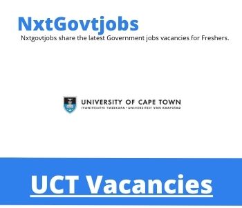 UCT Clinical Research Worker Vacancies in Cape Town 2023