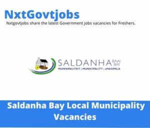 Saldanha Bay Local Municipality Directorate Planning Services Vacancies in Vredenburg 2022