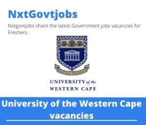 UWC Operator Plumbing Vacancies in Cape Town – Deadline 25 Sep 2023