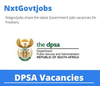 DPSA Senior Marine Conservation Inspectors Vacancies in Cape Town 2023