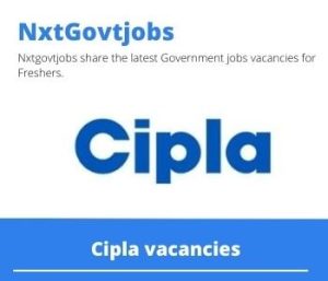 Cipla Medical Advisor Vacancies in Cape Twon 2023