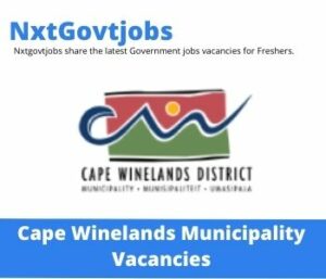 Cape Winelands Municipality Environmental Health Practitioner Vacancies in Cape Town 2023