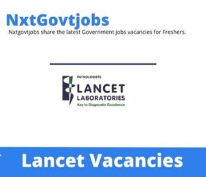 Lancet Marketing Officer Vacancies in George – Deadline 17 Jan 2024