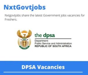 DPSA Registered Counsellor Vacancies in Cape Town 2023
