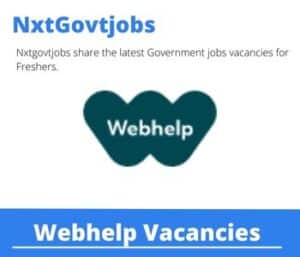 Webhelp French Team Leader Vacancies in Cape Town – Deadline 15 Jan 2024