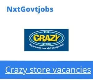 Crazy store Store Manager Vacancies in Hermanus- Deadline 19 Jun 2023