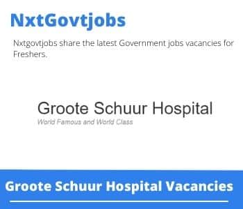 Groote Schuur Hospital General Worker Stores Assistant Vacancies in Cape Town – Deadline 21 Jul 2023