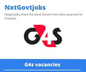 G4s Cash In Transit Driver Vacancies in Cape Town – Deadline 16 Jul 2023