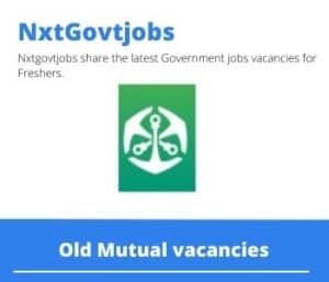 Old Mutual Process automation specialist Vacancies in Pinelands – Deadline 15 Jan 2024
