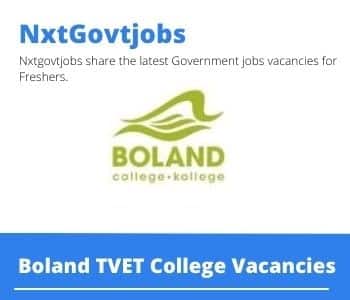 Boland TVET College Computer Practice Lecturer Vacancies in Stellenbosch – Deadline 05 Jun 2023