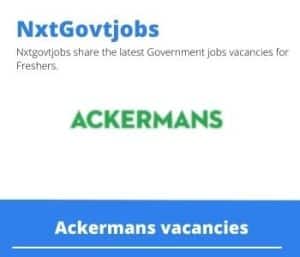 Ackermans Revenue Clerk Vacancies in Western Cape – Deadline 20 Apr 2023