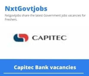 Capitec Bank Delivery Lead Vacancies in Stellenbosch 2023