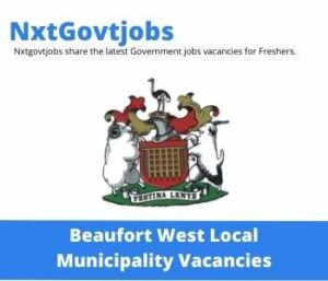 Beaufort West Municipality Human Resources Manager Vacancies in Cape Town – Deadline 11 Aug 2023