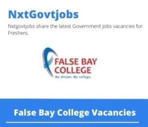 False Bay College English and Communications Lecturer Vacancies in Cape Town – Deadline 31 Jul 2023