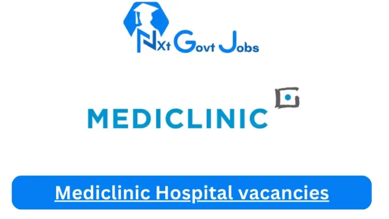 New Mediclinic Constantiaberg Vacancies 2024 @mediclinic.co.za Career Portal